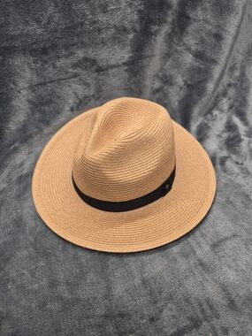 Sunday Afternoons Unisex Sun Hat Fedora Style UPF 50+ Tan Size Medium Paper/poly